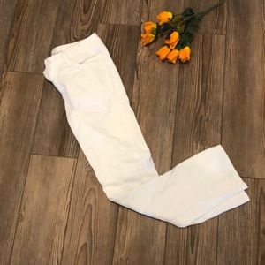 Banana republic white jeans